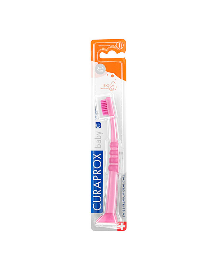 Zahnbürste für Babys im Einzelpack, pink-pink