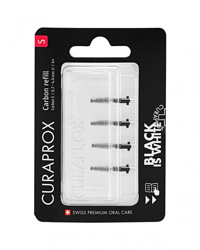 Black is white Carbon S refill | Curaprox