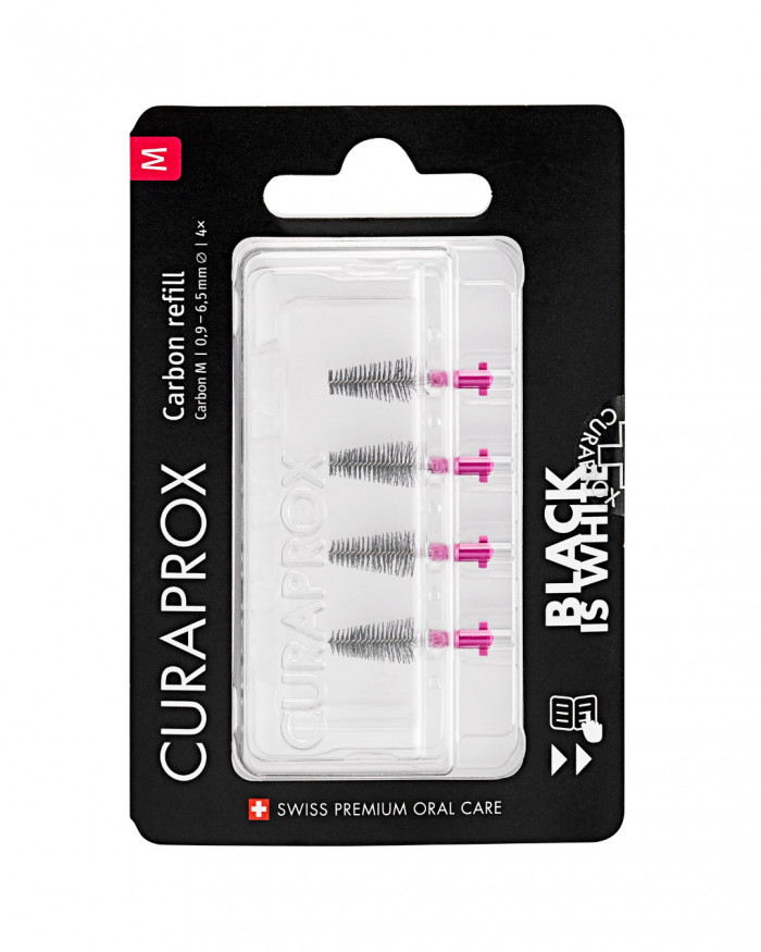 Black is white Carbon M recharge | Curaprox
