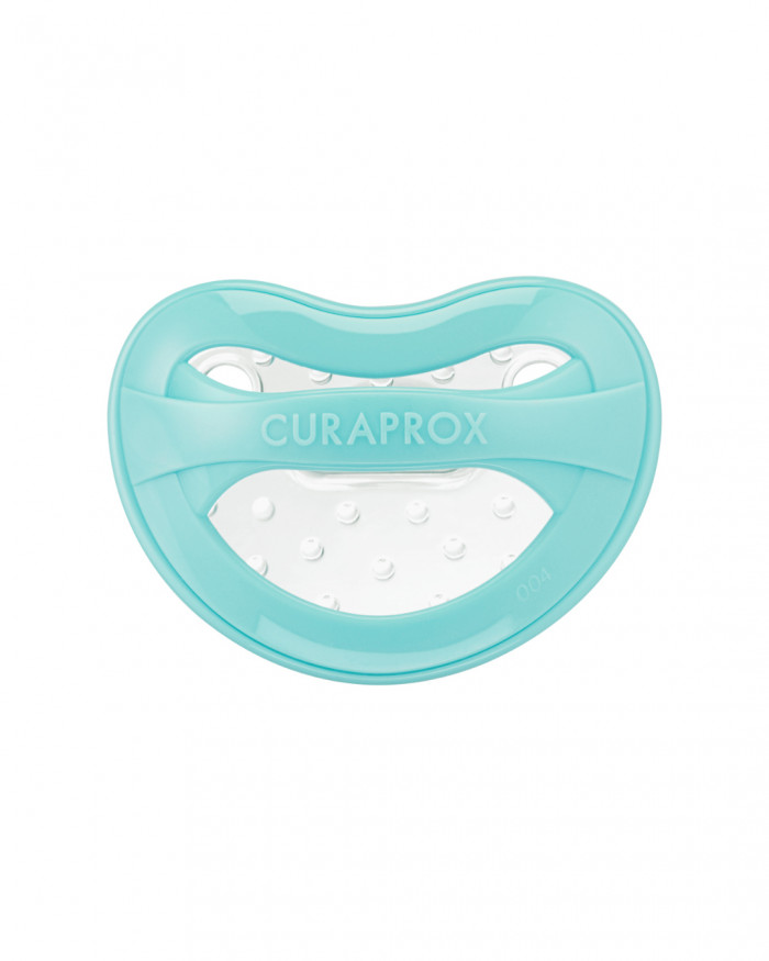 Soother for newborns, turquoise