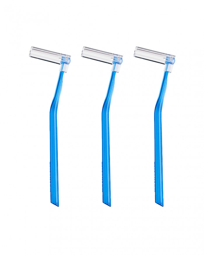 UHS 470 Interdental brush holder three pcs., blue | Curaprox Shop