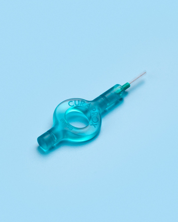 Curaprox interdental brush handy holder for efficient and easy cleaning between the teeth