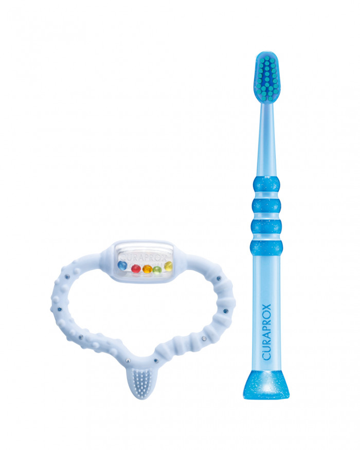 Curaprox Baby oral care set light blue